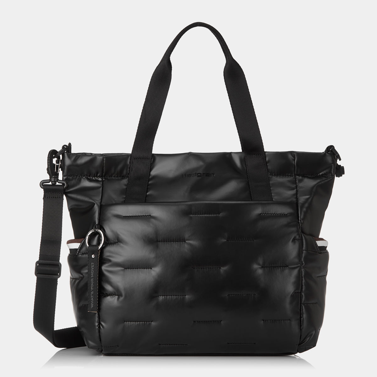 Puffer Tote Bag Black