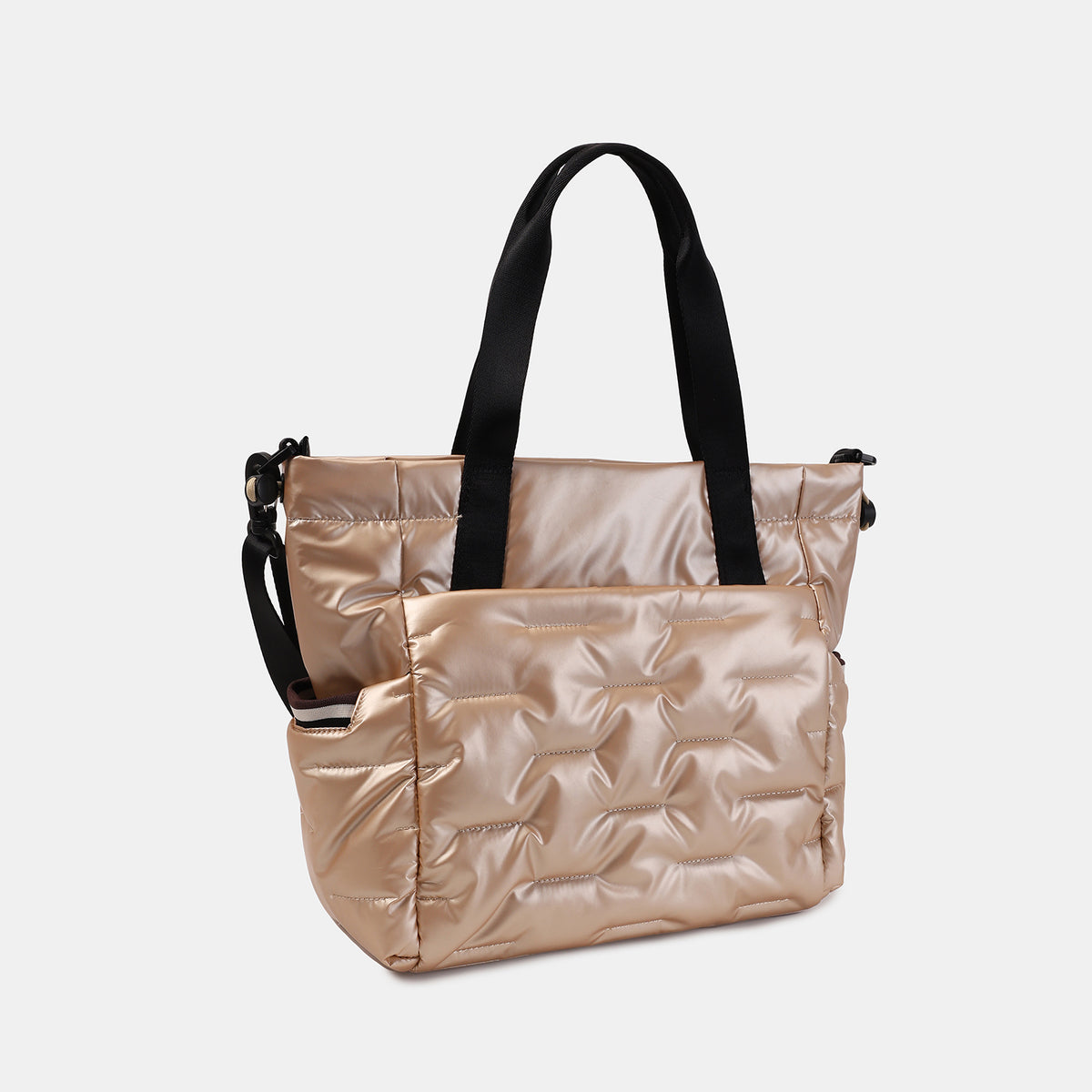 Puffer Tote Bag Safari Beige