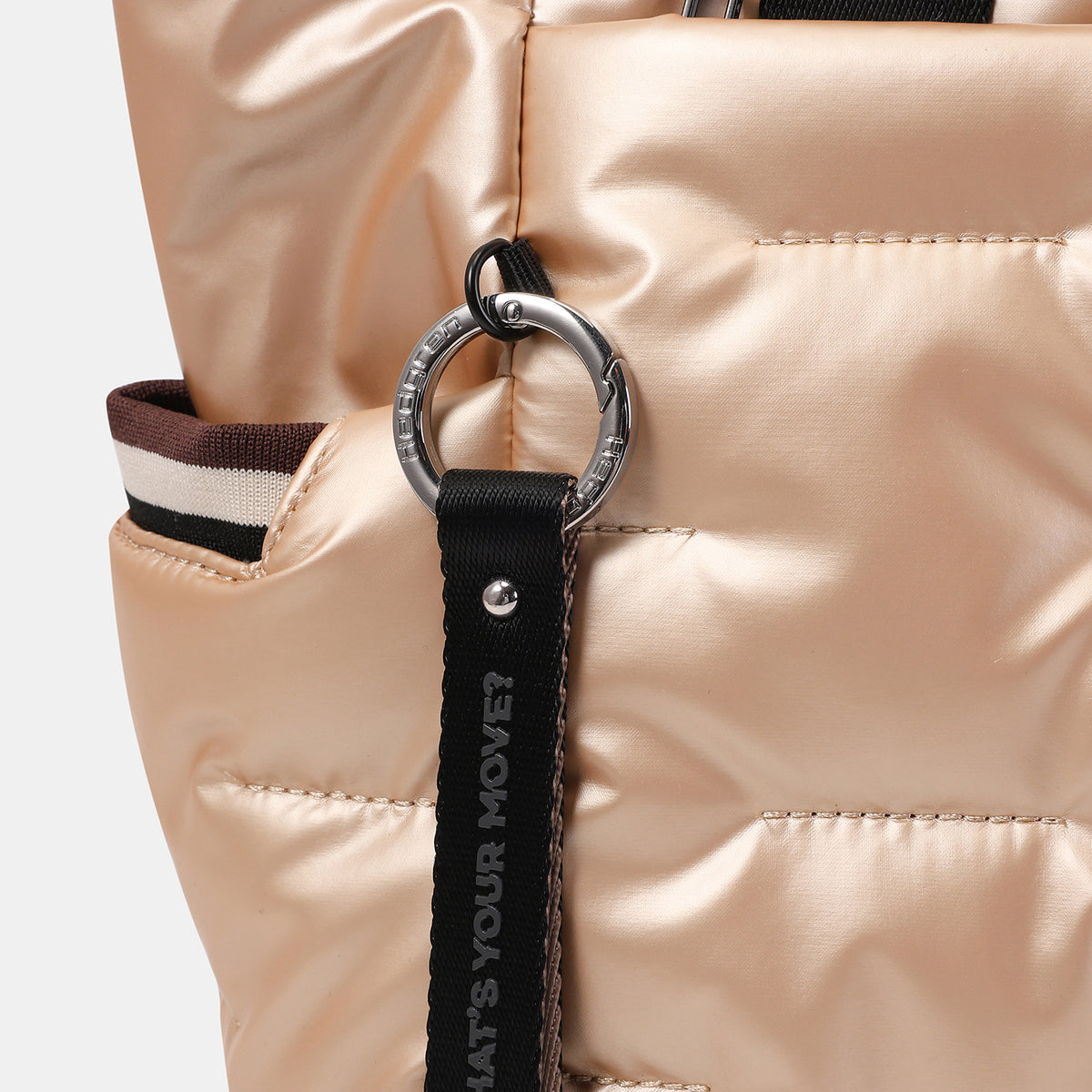 Puffer Tote Bag Safari Beige