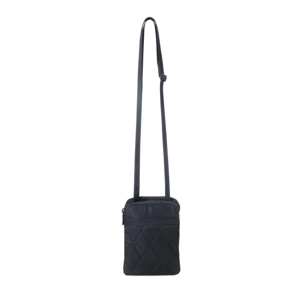 Rupee RFID Passport Holder Quilted Black