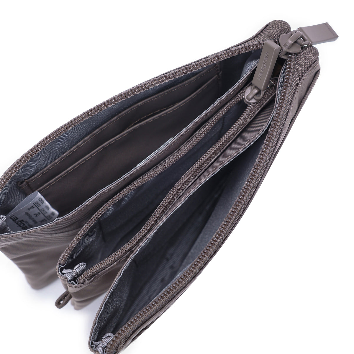 Franc M 3 Zipper Pouch Rfid Medium Sepia