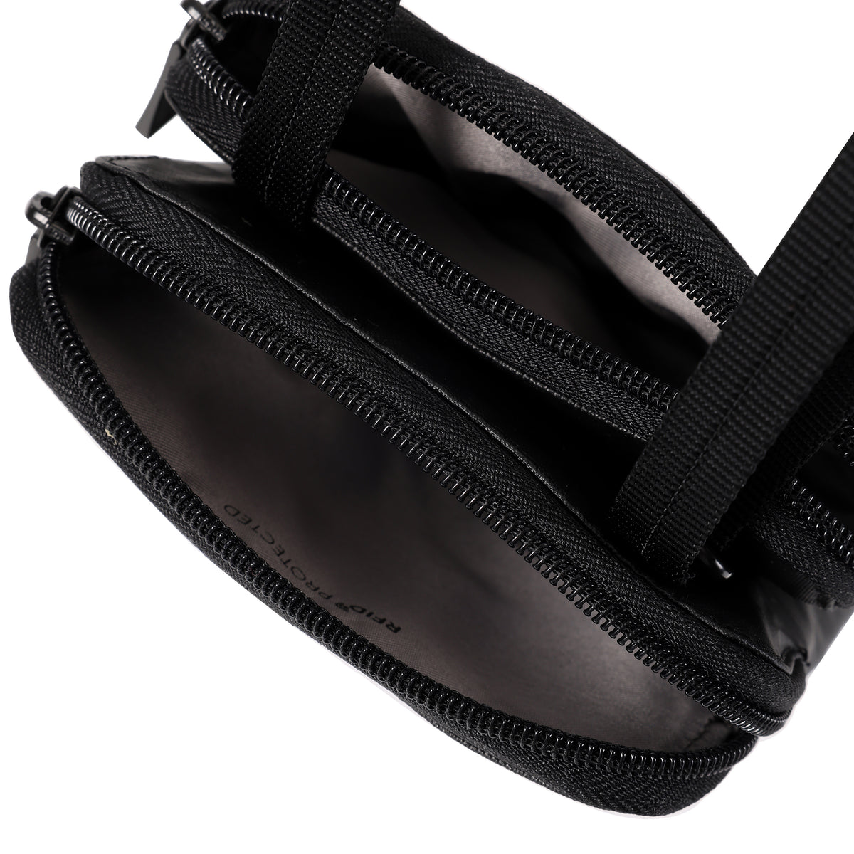 Rupee RFID Passport Holder Creased Black