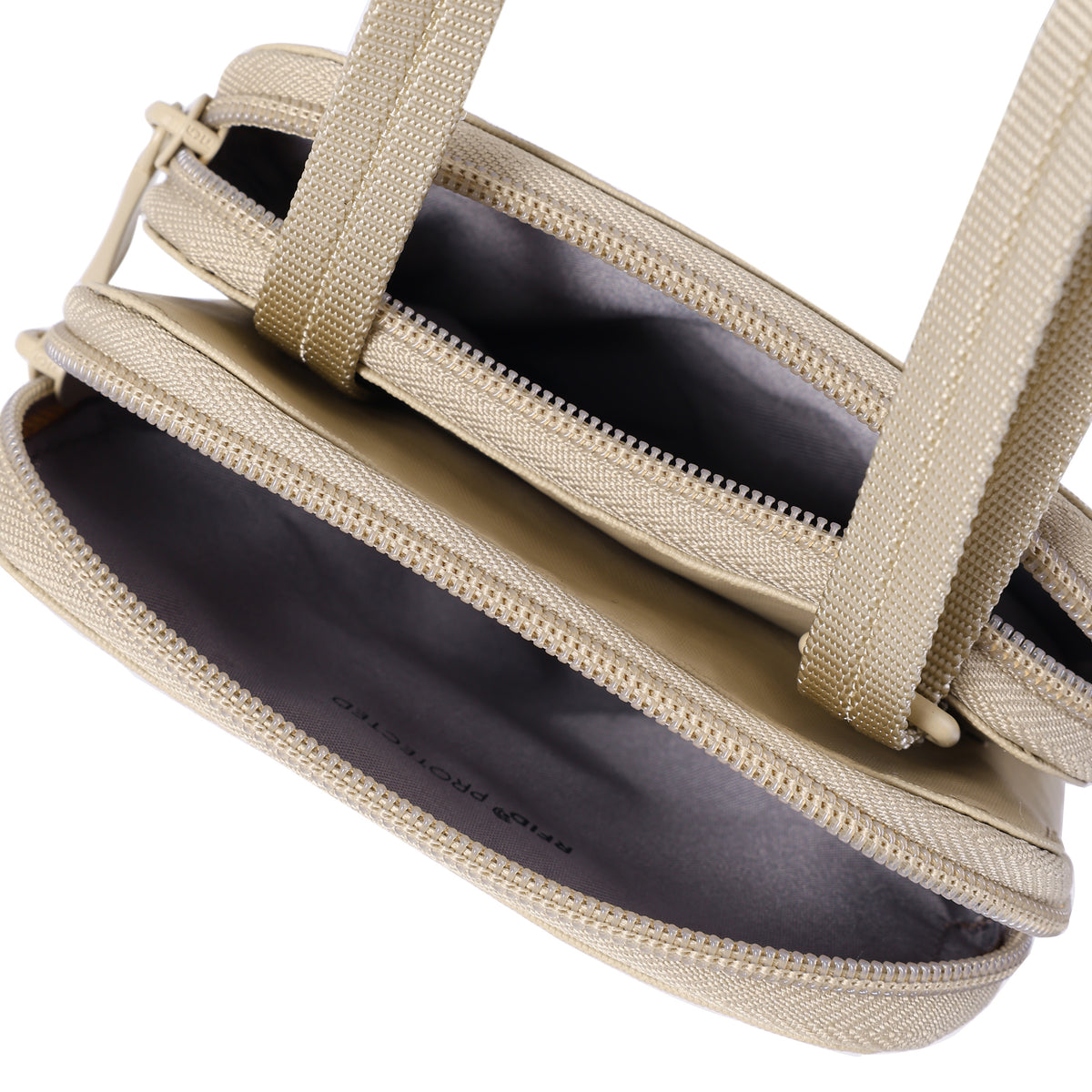Rupee RFID Passport Holder Creased Safari Beige