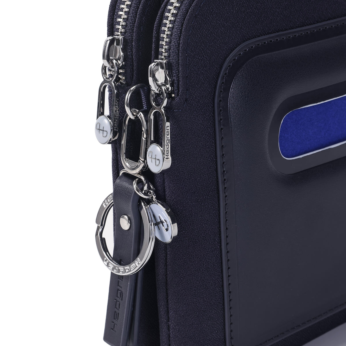 Doppio Double Crossover Rfid Peacoat Blue