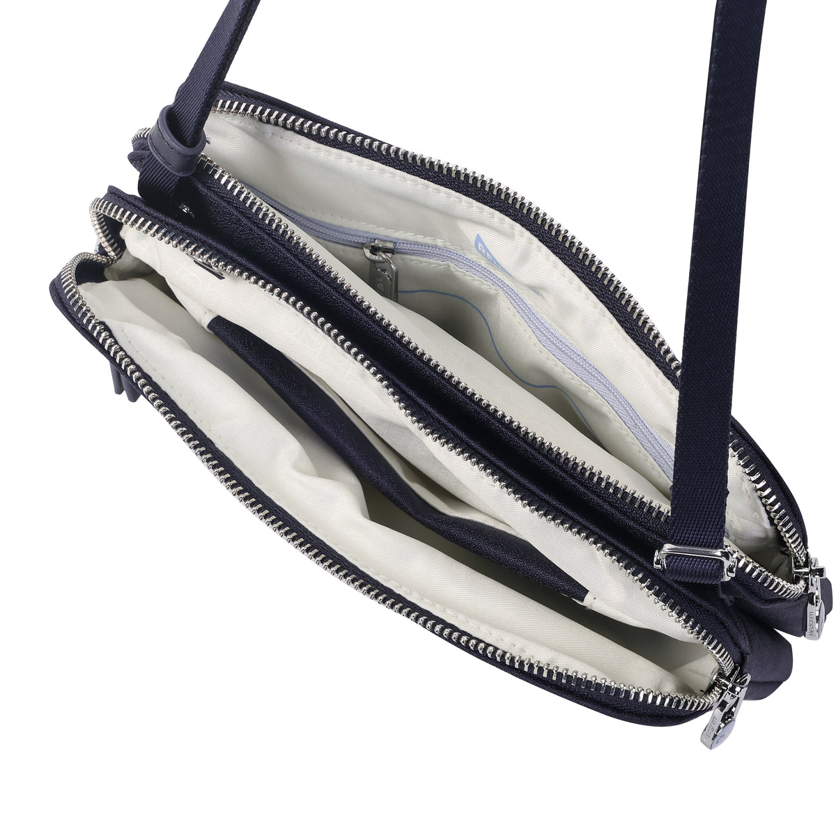 Doppio Double Crossover Rfid Peacoat Blue