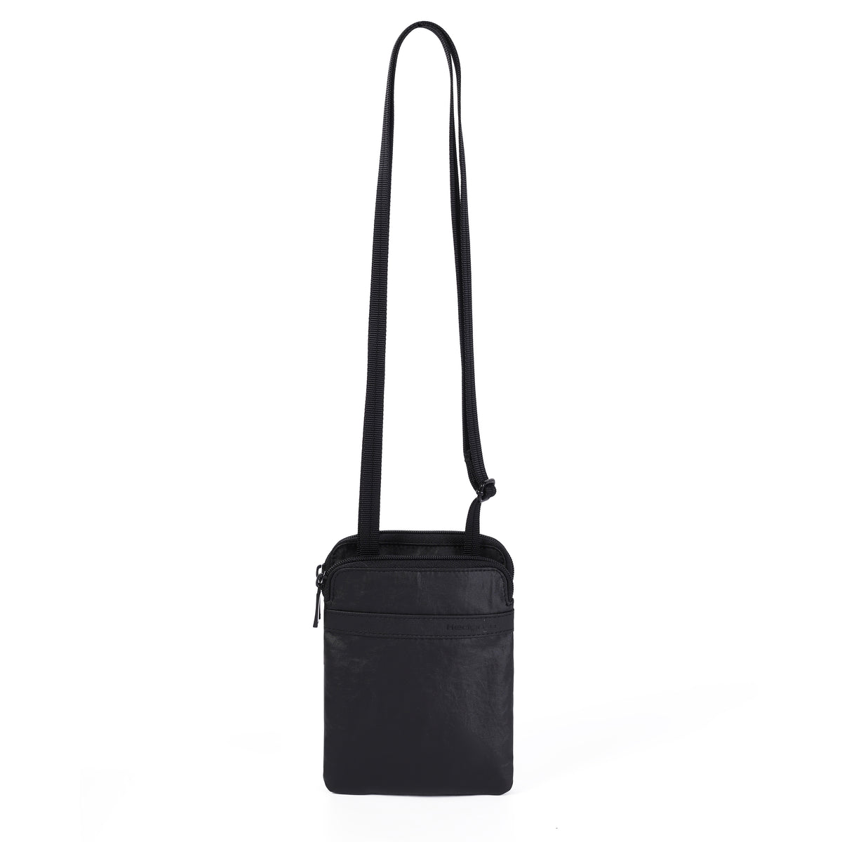 Rupee Rfid Passport Holder Creased Black/Coral