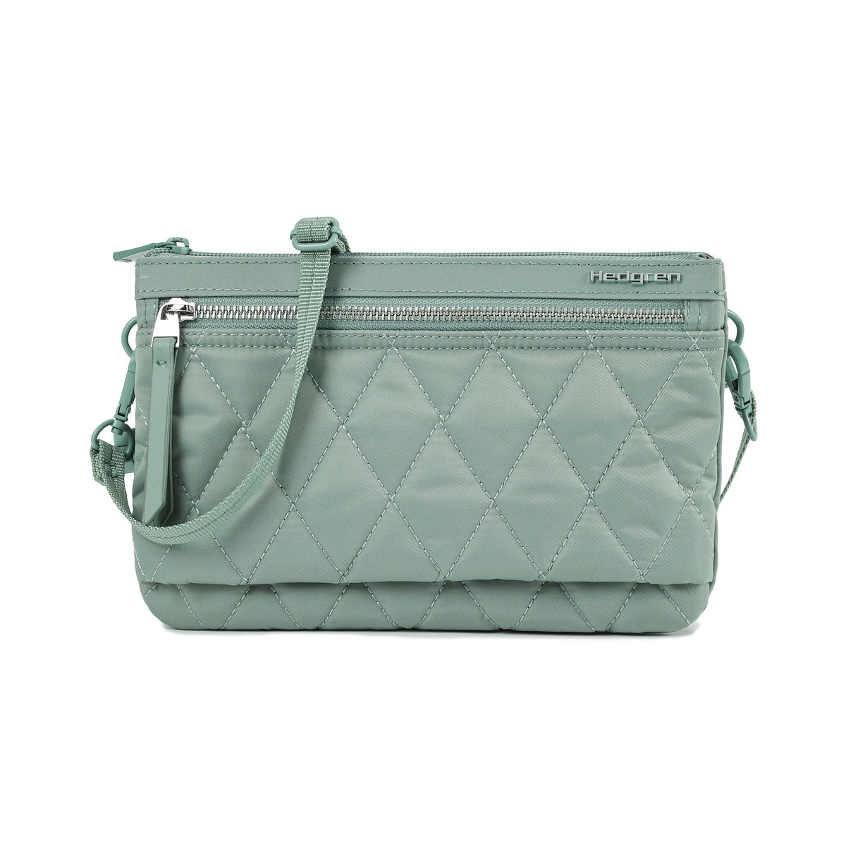 Emma Crossover 3 Compartment Quilted Sage