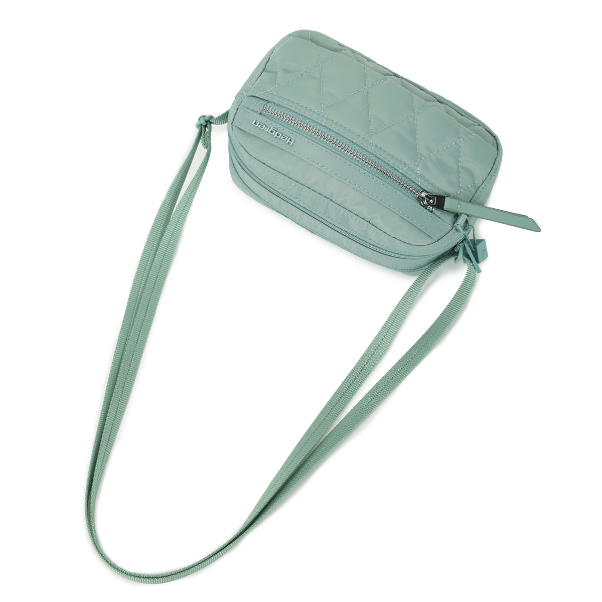 Maia Small Crossover 2 Compartment Quilted Sage