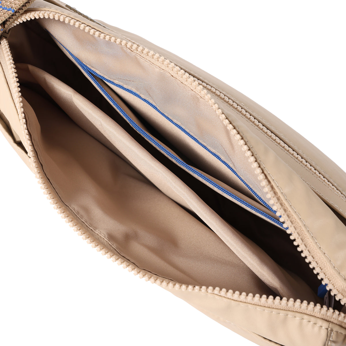 Eye M Shoulder Bag Medium Creased Safari Beige