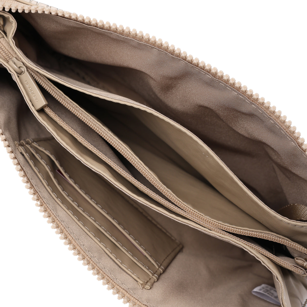 Emma Crossover 3 Compartment Creased Safari Beige