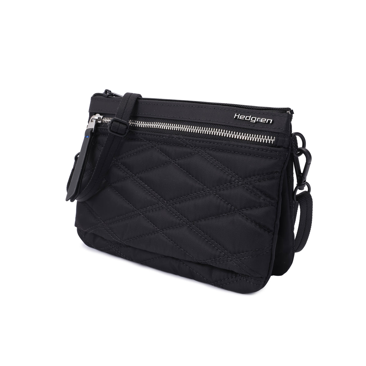 Emma Crossover 3 Compartment New Quilt Black