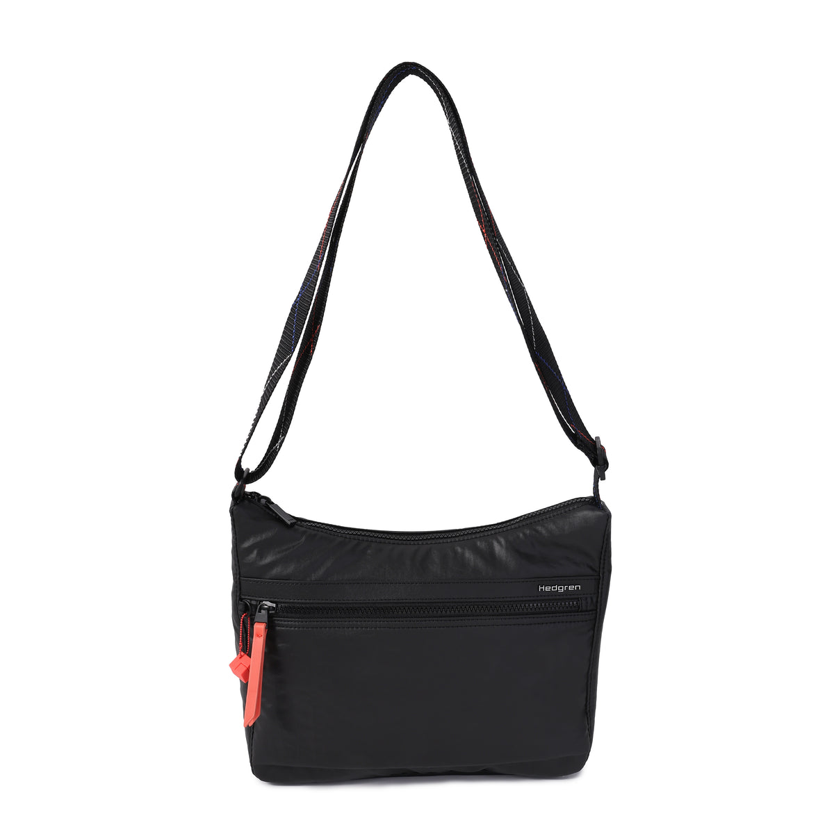 HarperS S Shoulder Bag Rfid Creased Black/Coral