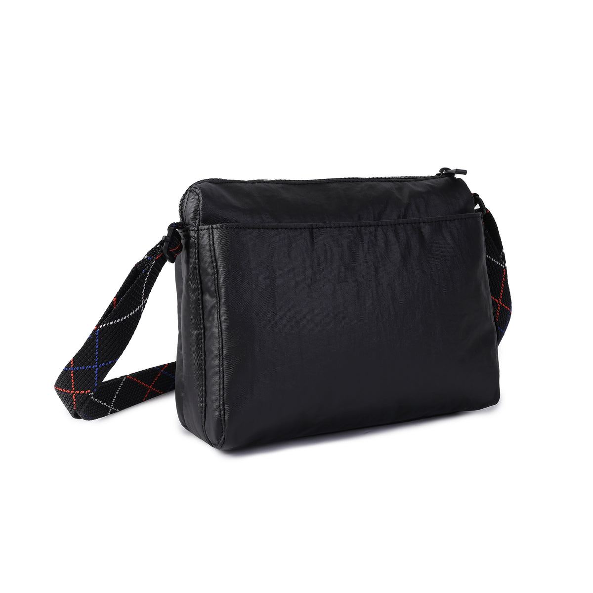Eye Shoulder Bag Rfid Creased Black/Coral