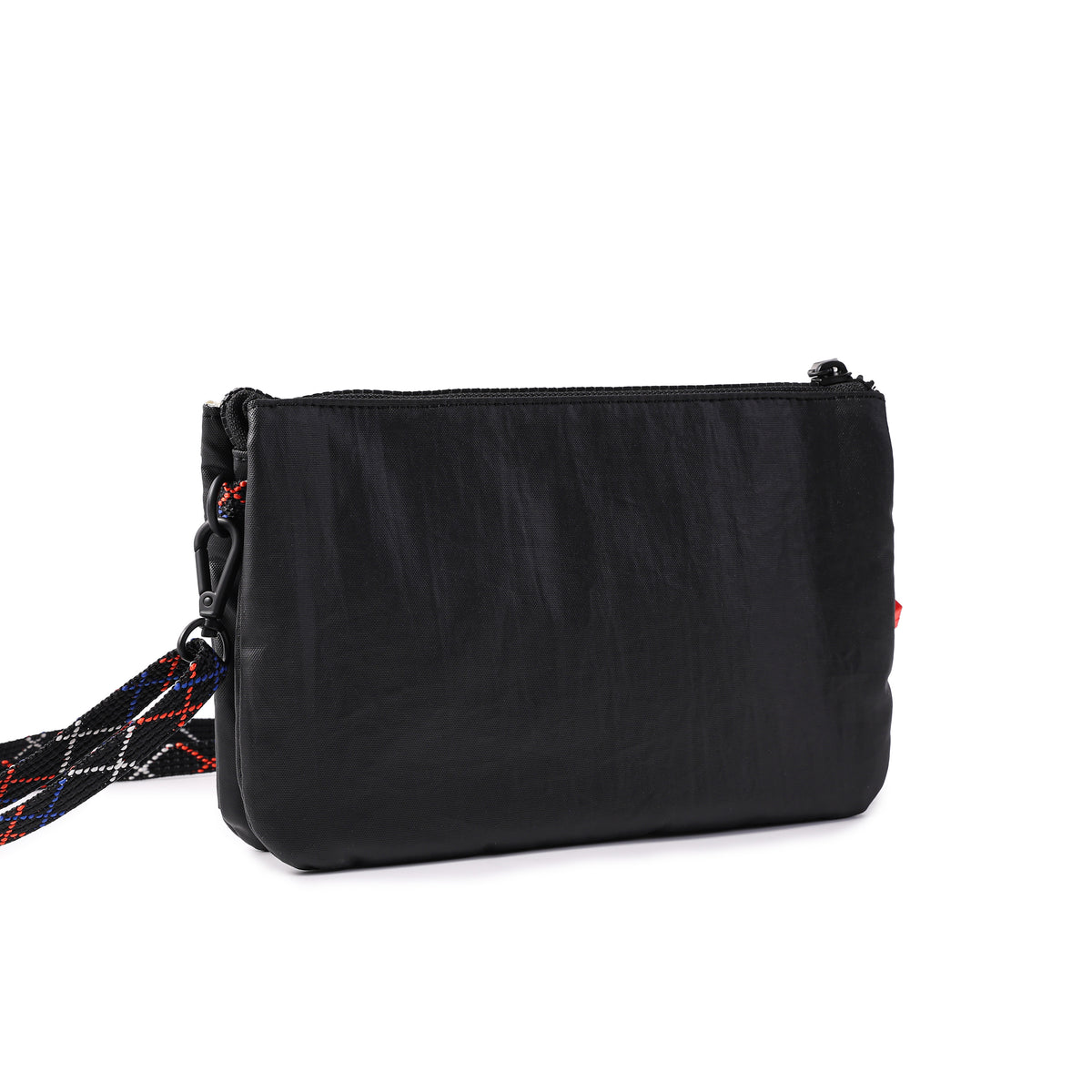 Emma Crossover 3 Compartment Rfid Creased Black/Coral