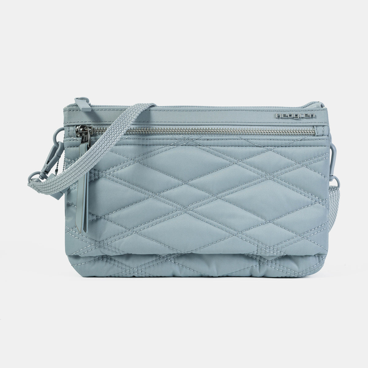 Emma Crossover 3 Compartment Rfid New Quilt Pearl Blue