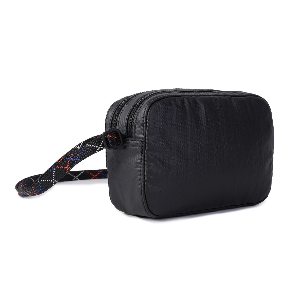 Maia Small Crossover 2 Compartment Creased Black/Coral