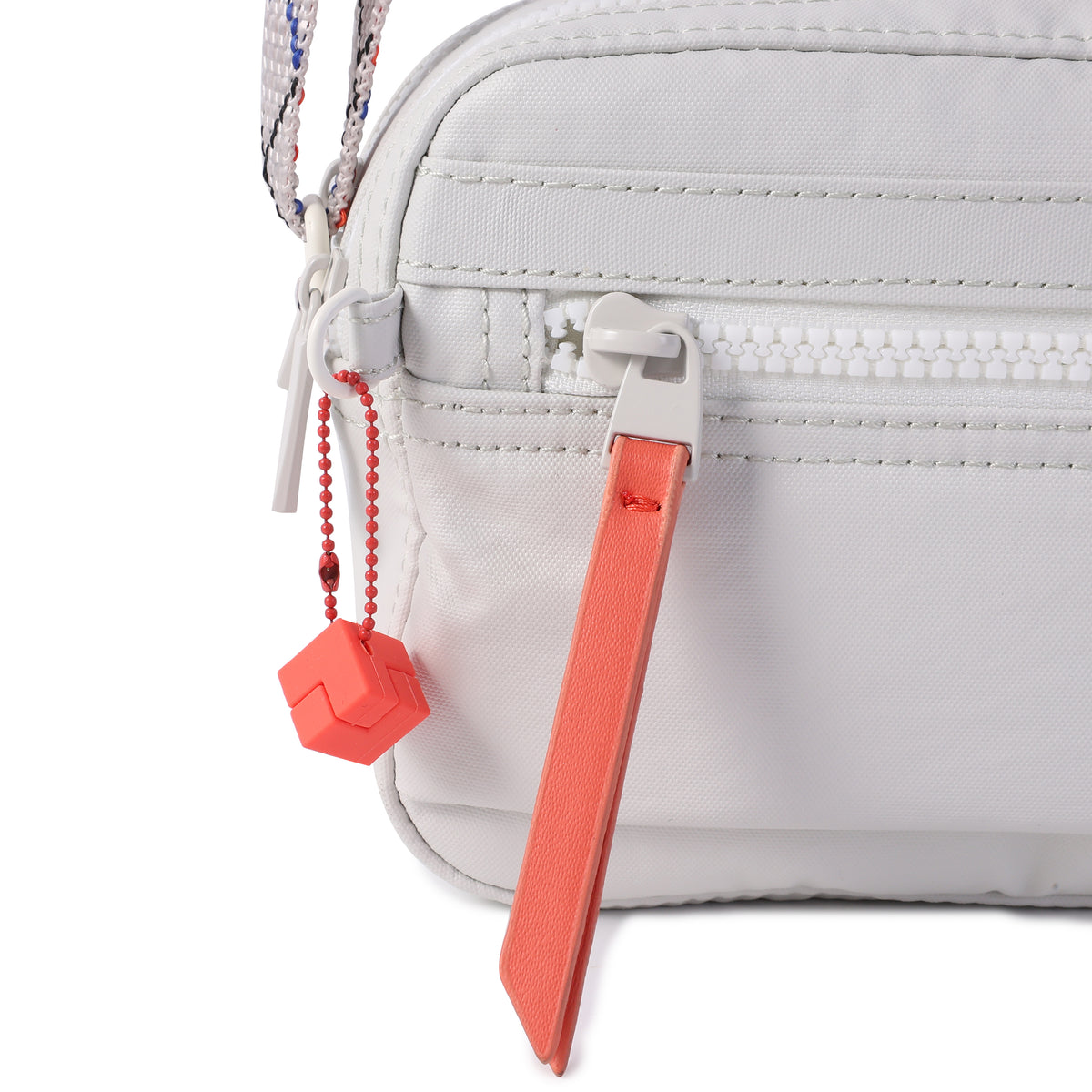 Maia Small Crossover 2 Compartment Creased Vaporous Grey