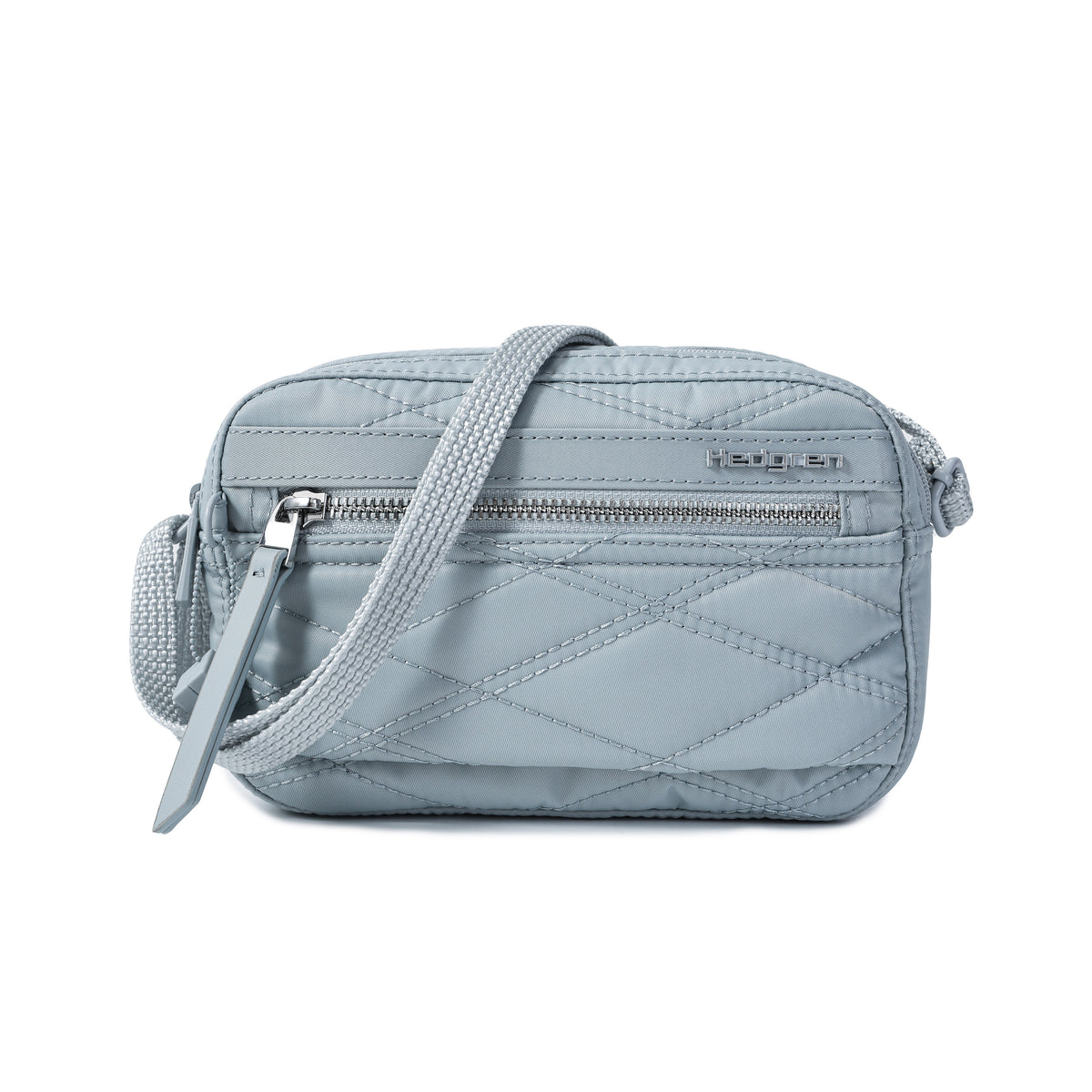 Maia Small Crossover 2 Compartment New Quilt Pearl Blue