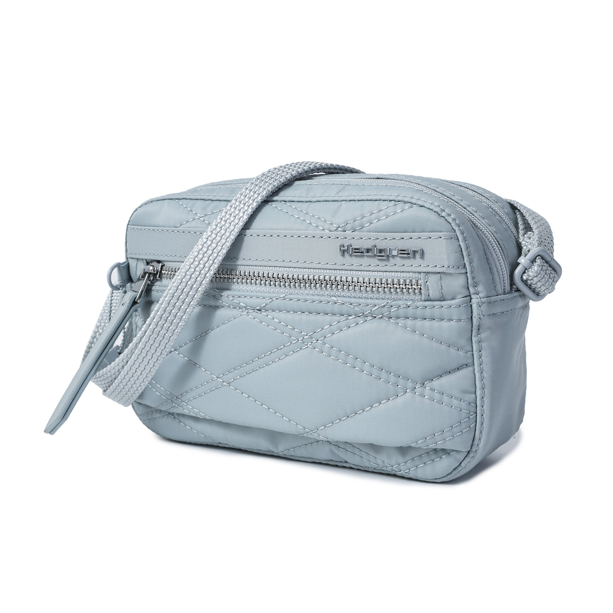 Maia Small Crossover 2 Compartment New Quilt Pearl Blue