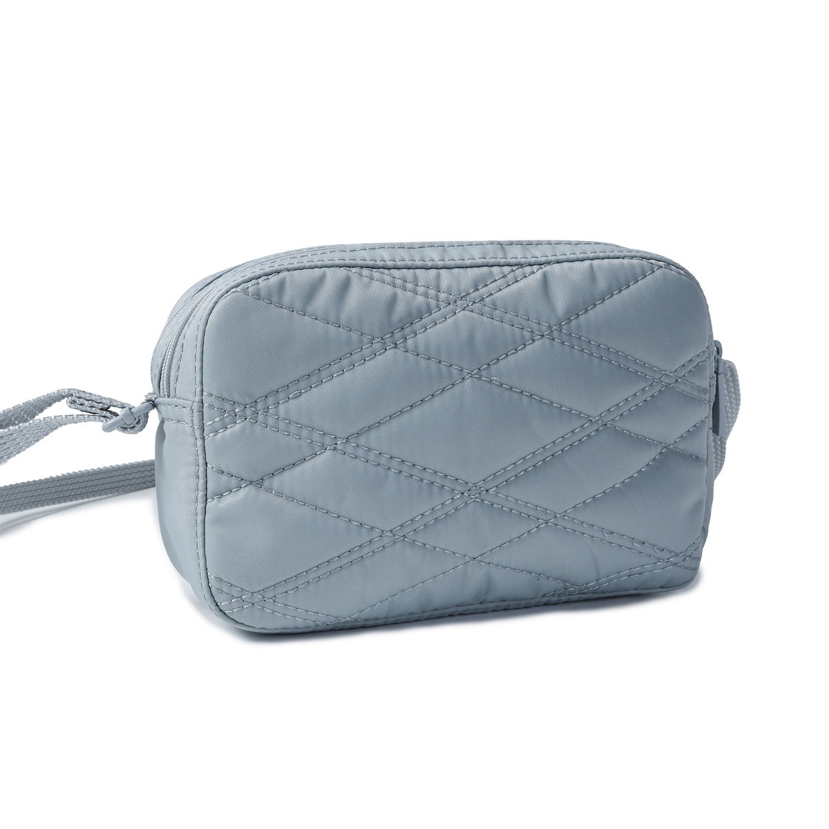 Maia Small Crossover 2 Compartment New Quilt Pearl Blue