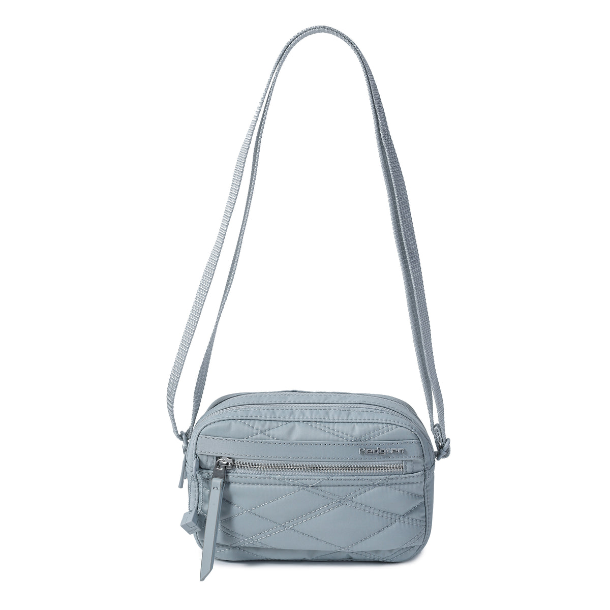Maia Small Crossover 2 Compartment New Quilt Pearl Blue