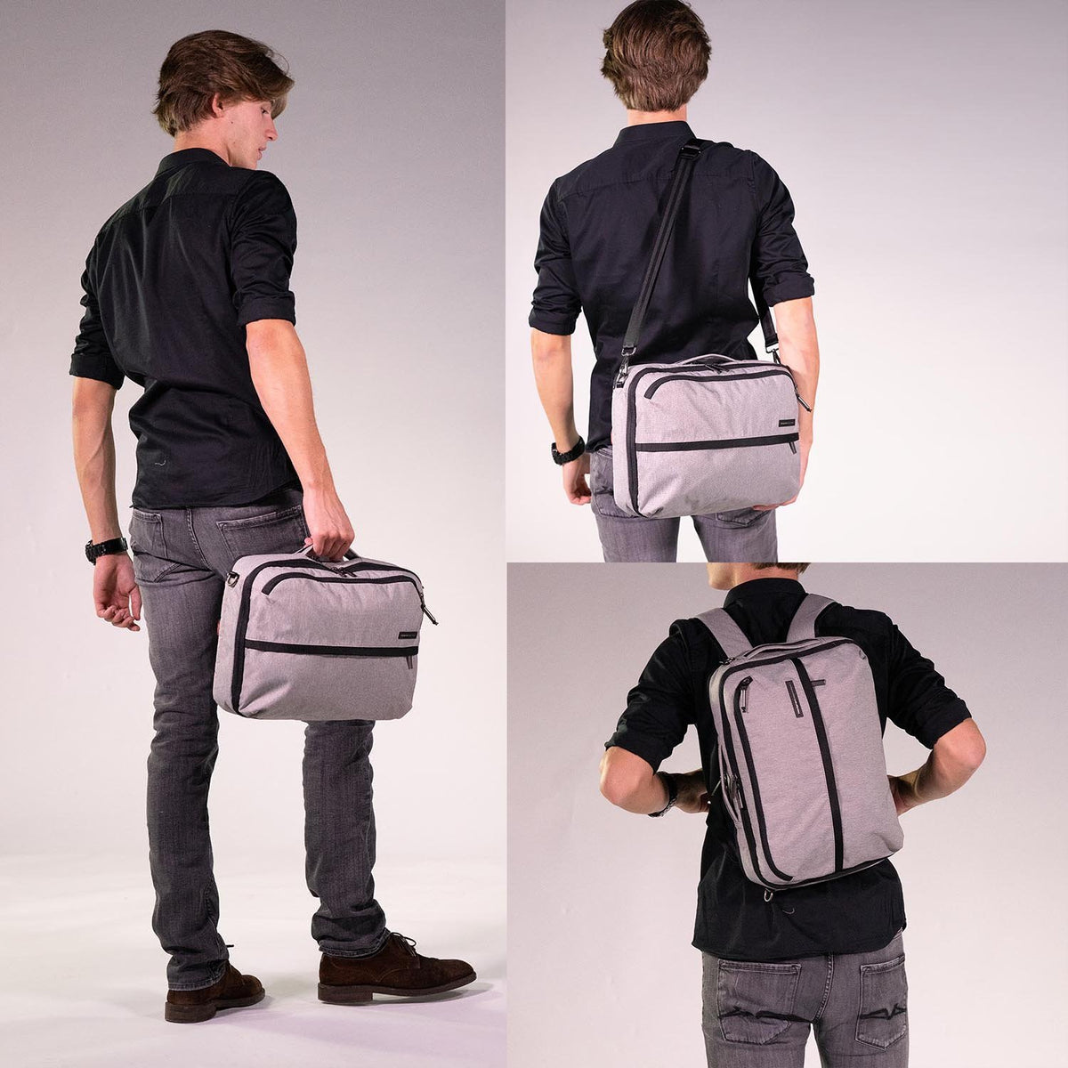 Hedgren FOCAL 3 Way Briefcase Backpack 14"