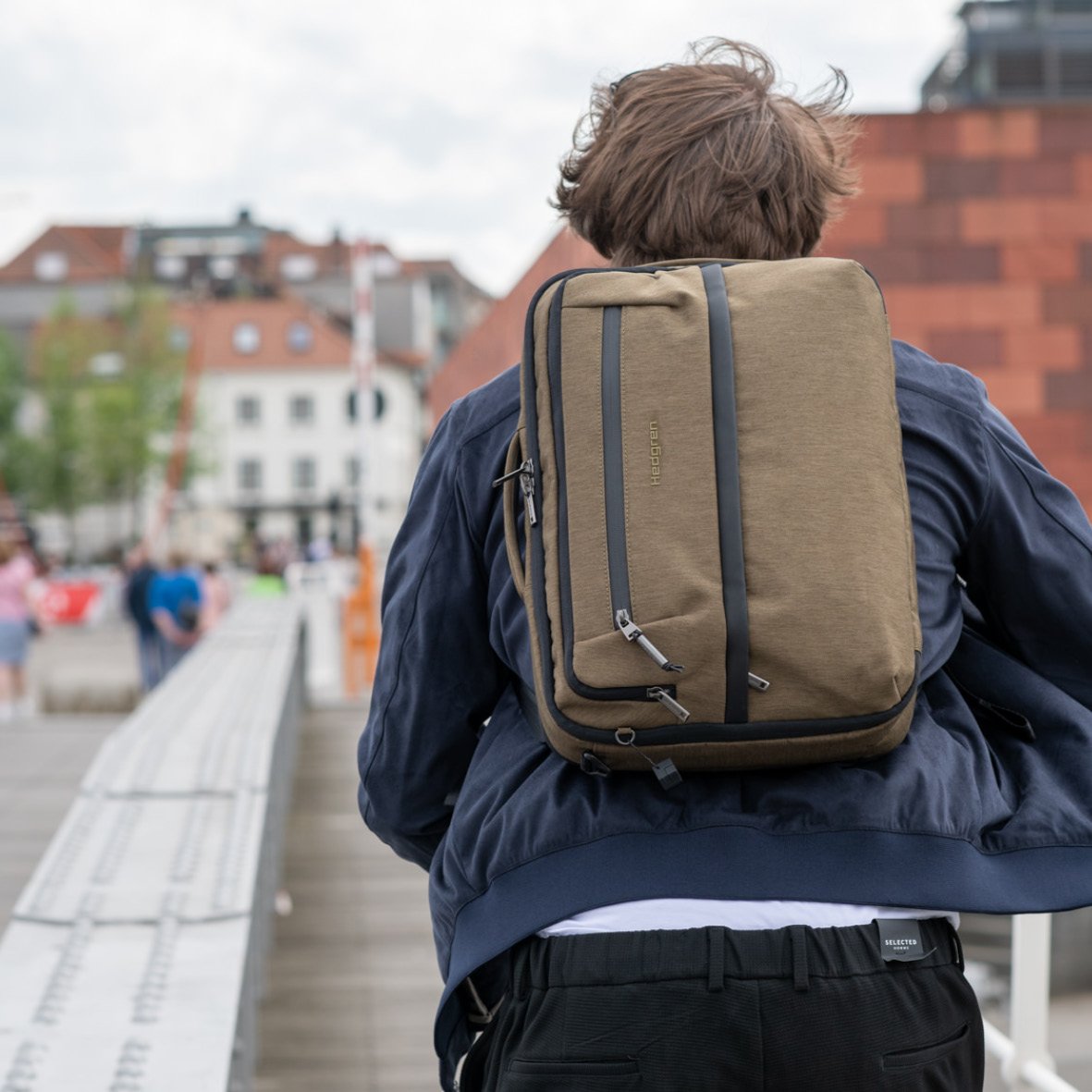 FOCUSED Three Way Briefcase Backpack 15.6" RFID