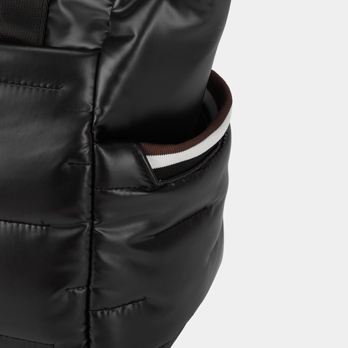 Puffer Tote Bag Black