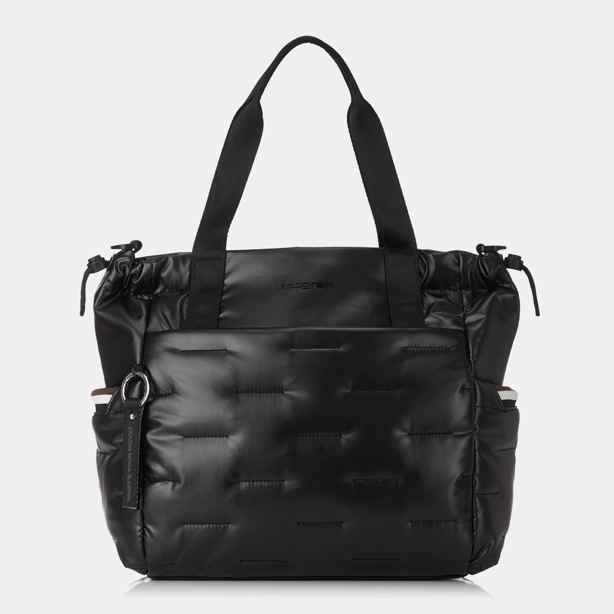 Puffer Tote Bag Black
