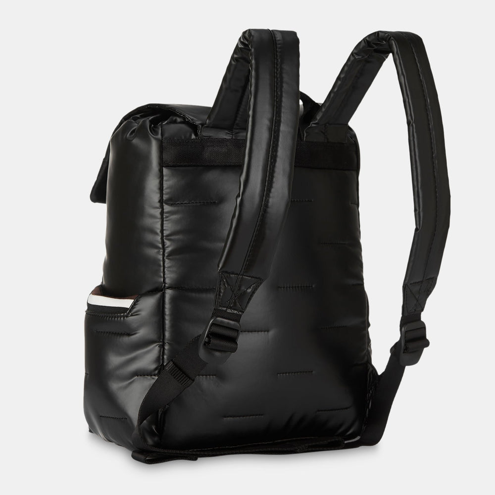 Billowy Backpack with Flap Black