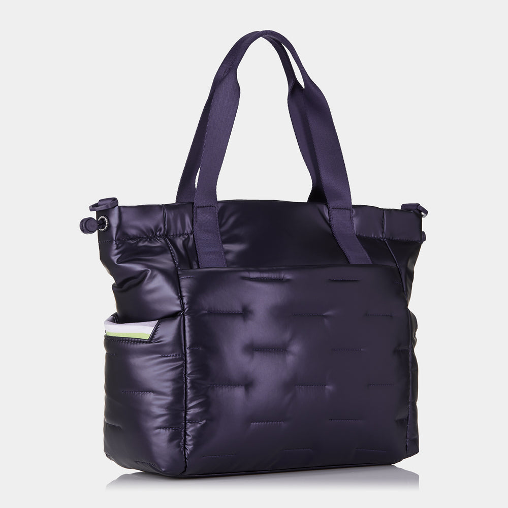 Puffer Tote Bag Deep Blue
