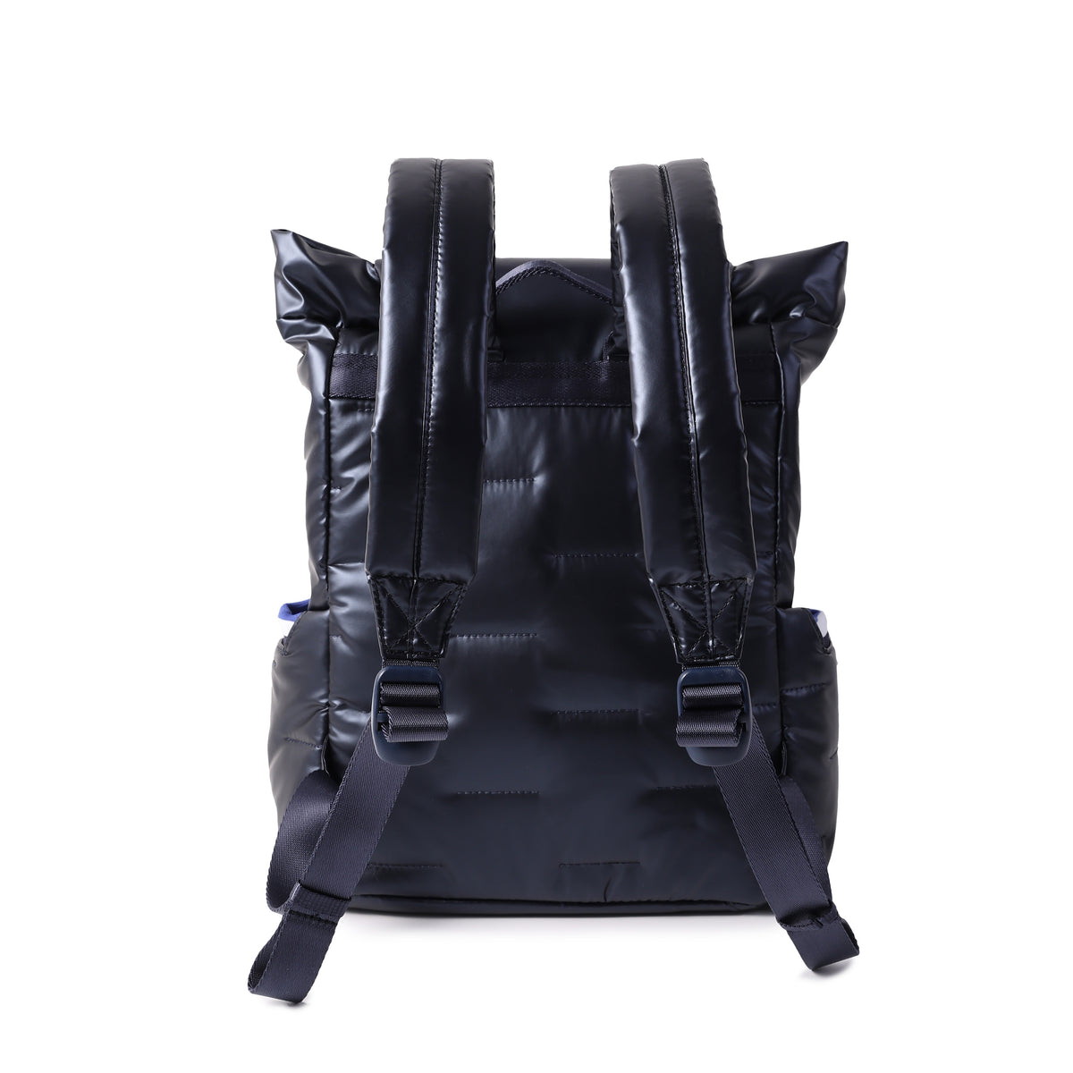 Billowy Backpack With  Flap Peacoat Blue