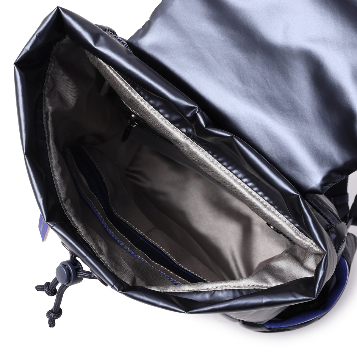 Billowy Backpack With  Flap Peacoat Blue