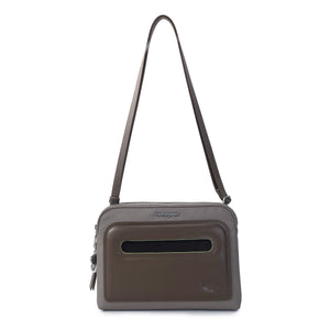 Doppio Double Crossover Rfid Vintage Taupe