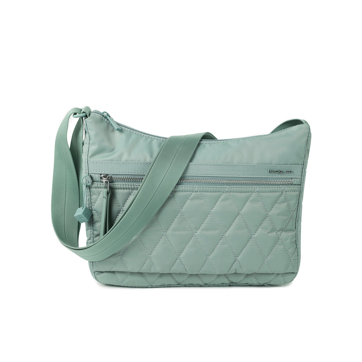 Harpers S Shoulder Bag Quilted Sage