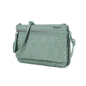 Emma Crossover 3 Compartment Quilted Sage