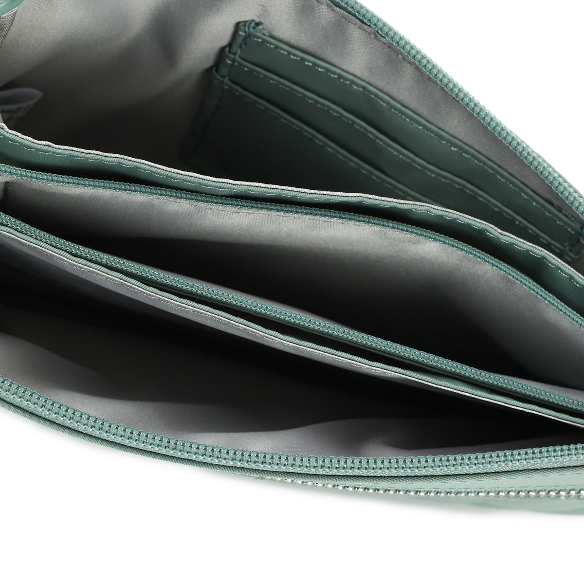 Emma Crossover 3 Compartment Quilted Sage