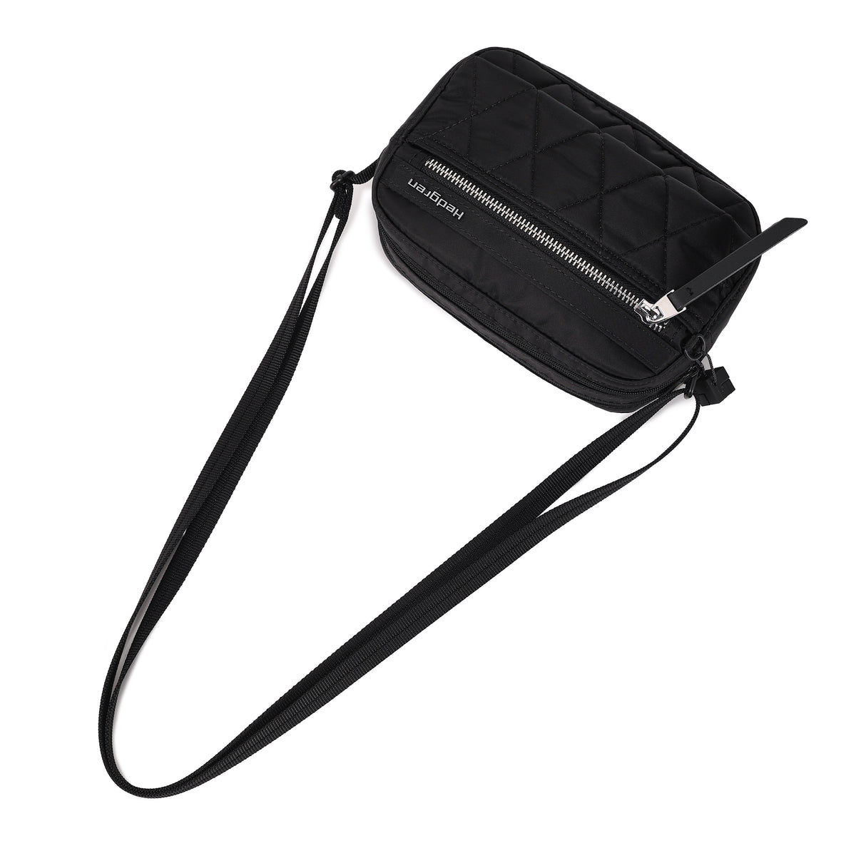 Maia Small Crossover 2 Compartment Quilted Black