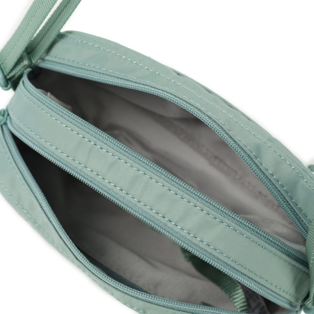 Maia Small Crossover 2 Compartment Quilted Sage