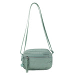 Maia Small Crossover 2 Compartment Quilted Sage
