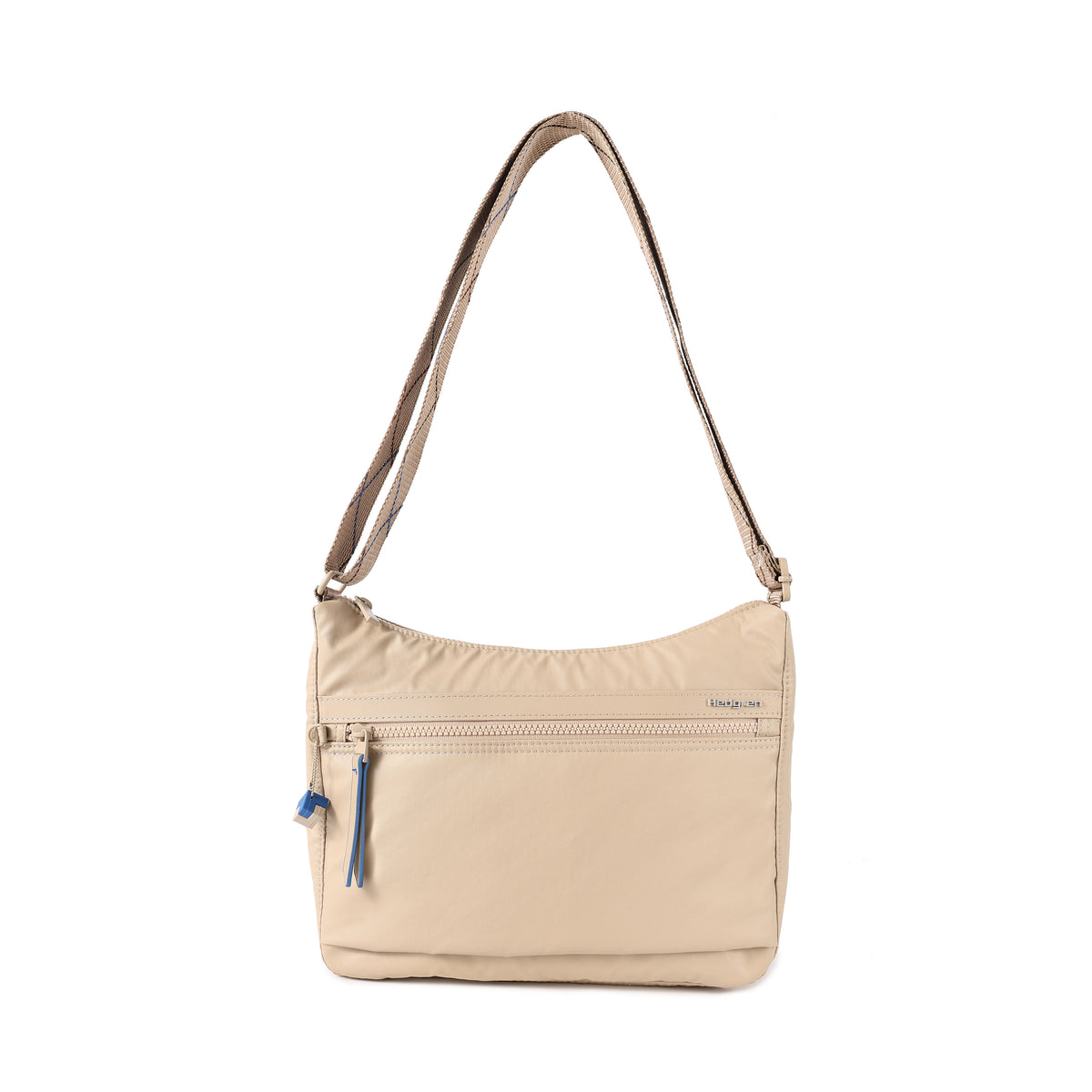 Harpers S Shoulder Bag Creased Safari Beige