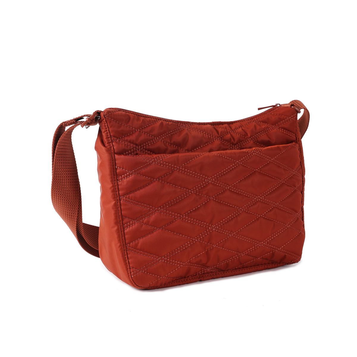 Harpers S Shoulder Bag New Quilt Brandy Brown