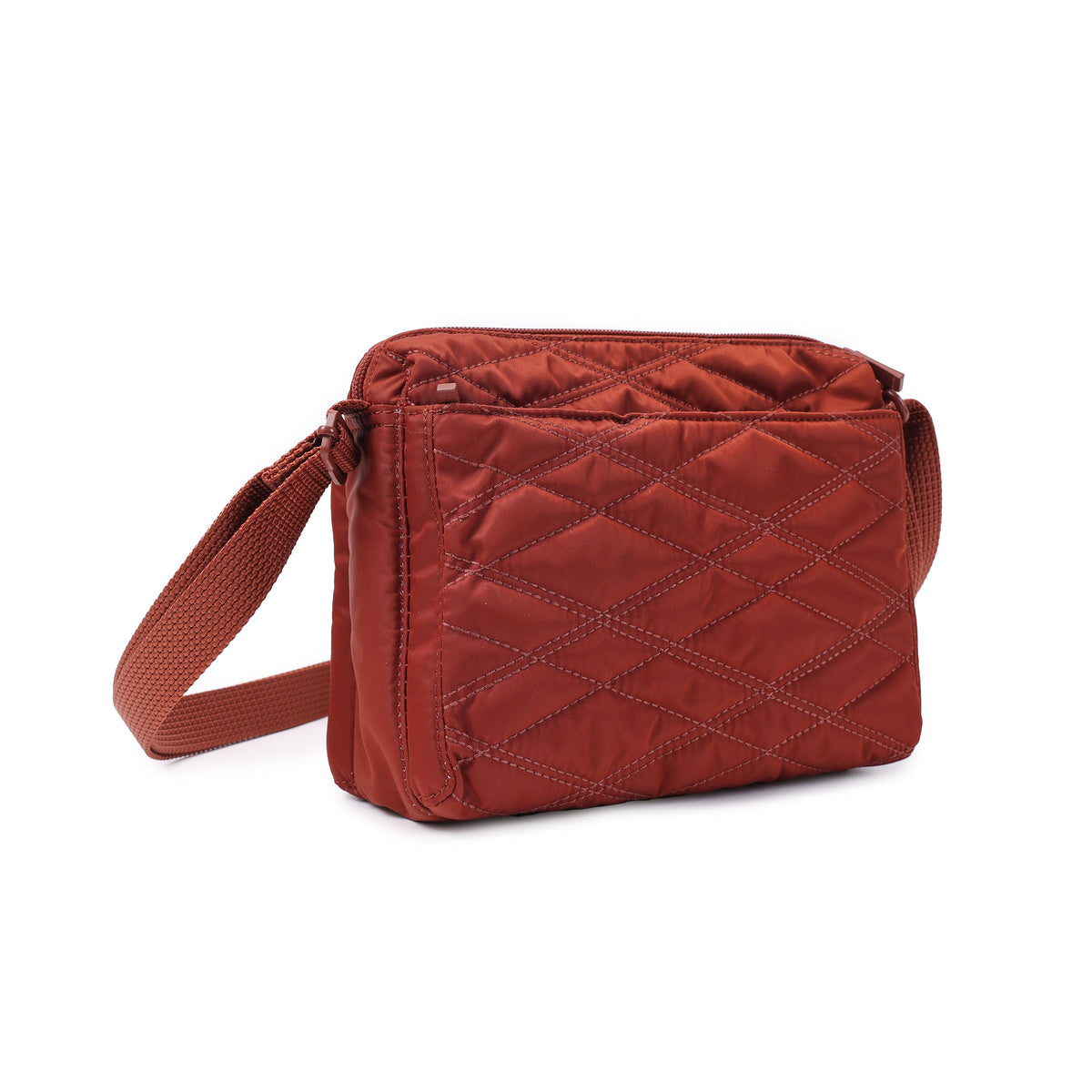 Eye Shoulder Bag New Quilt Brandy Brown