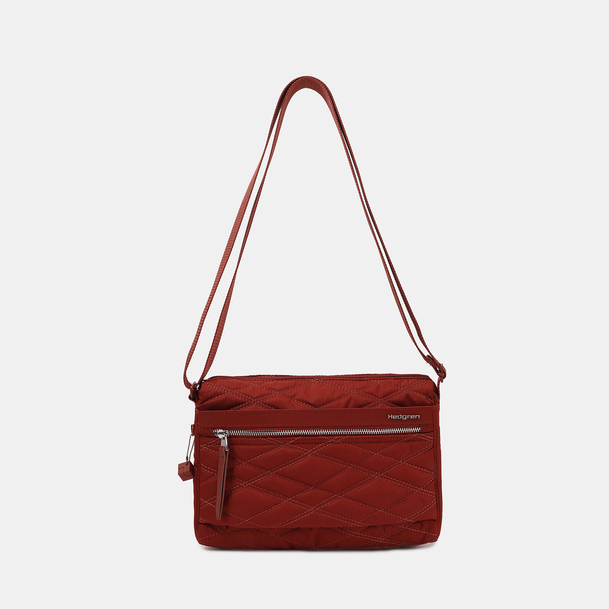 Eye M Shoulder Bag Medium New Quilt Brandy Brown