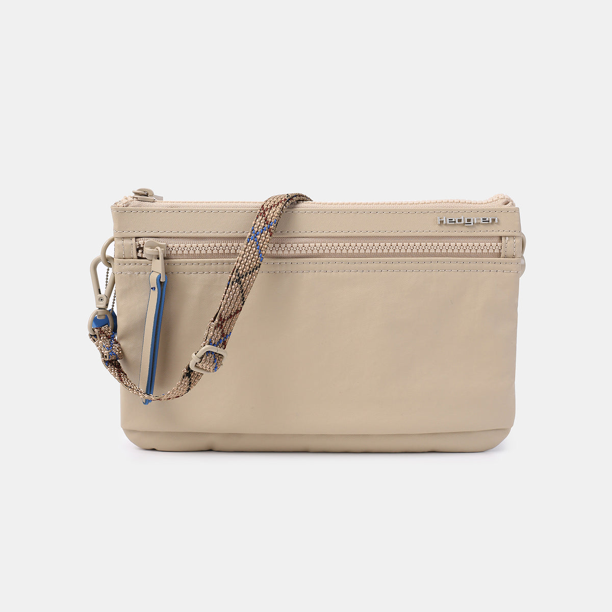 Emma Crossover 3 Compartment Creased Safari Beige