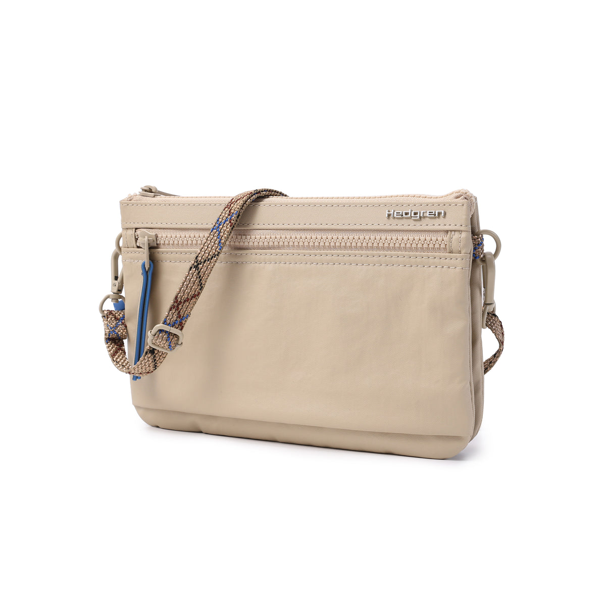 Emma Crossover 3 Compartment Creased Safari Beige