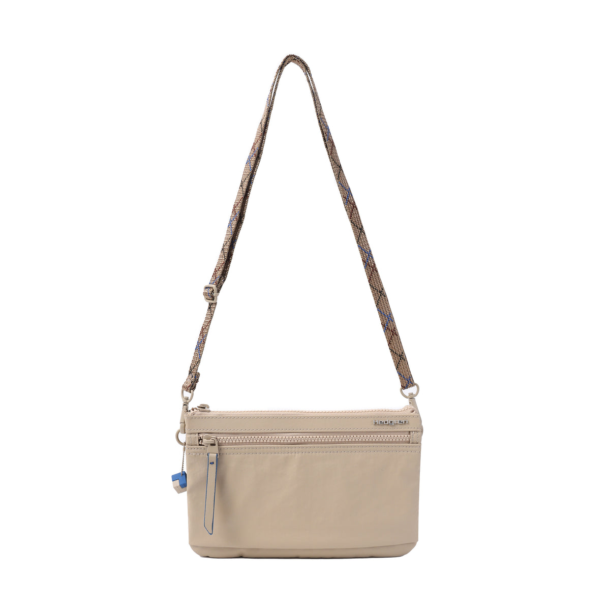 Emma Crossover 3 Compartment Creased Safari Beige