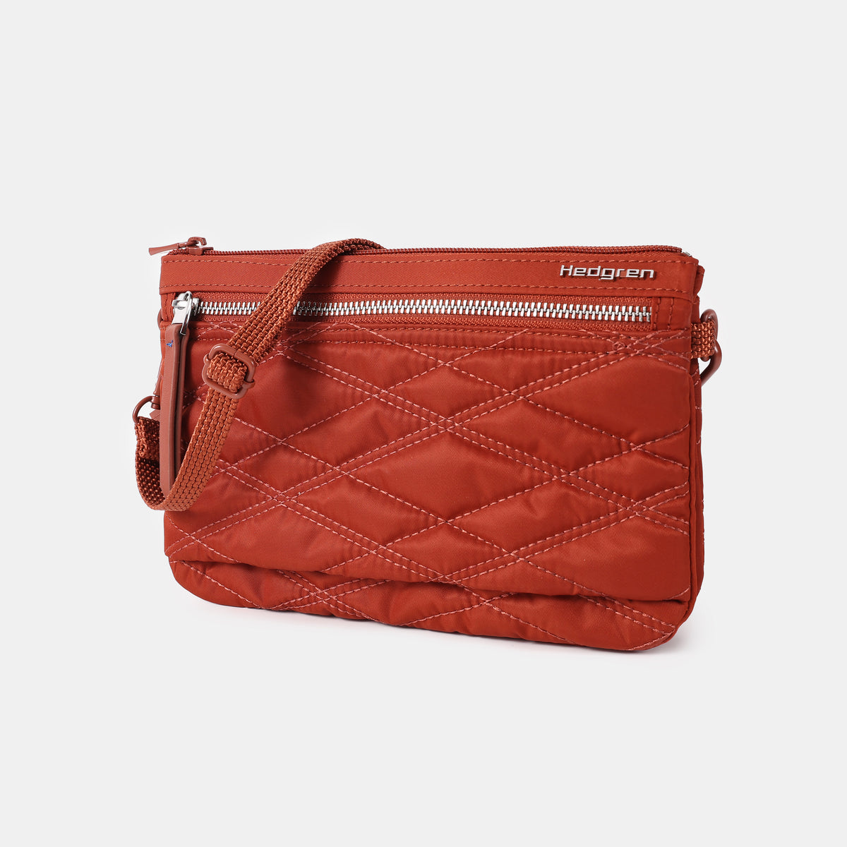 Emma Crossover 3 Compartment New Quilt Brandy Brown