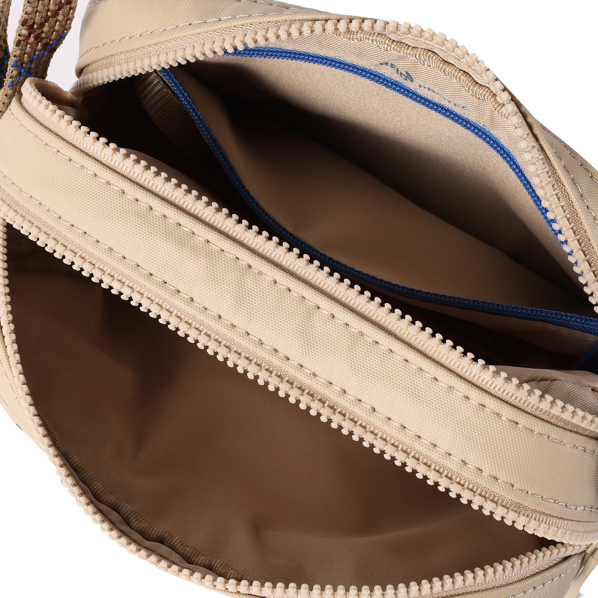Maia Small Crossover 2 Compartment Creased Safari Beige