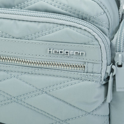 Hedgren Emily Multipockets Crossover Rfid New Quilt Pearl Blue